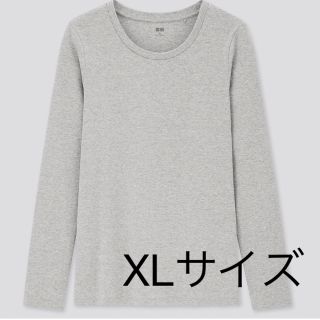 ユニクロ(UNIQLO)のUNIQLOストレッチコットンクルーネックT(長袖)(Tシャツ(長袖/七分))