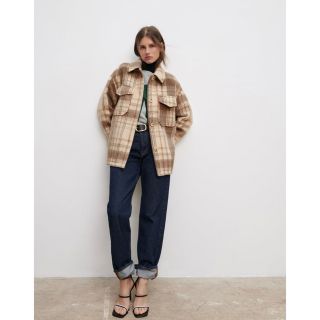 ザラ(ZARA)のZARA✦チェック柄オーバーシャツ(その他)