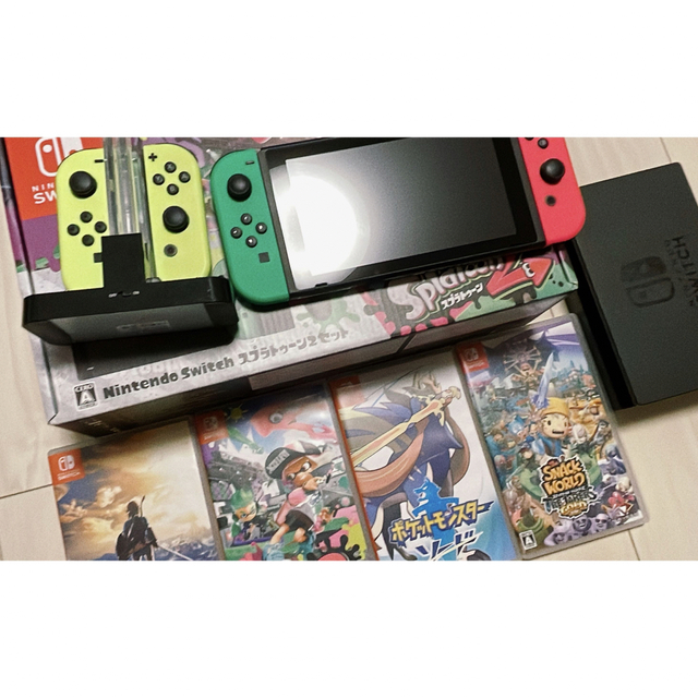 みか。様専用】Switch スプラトゥーン2モデル 本体-