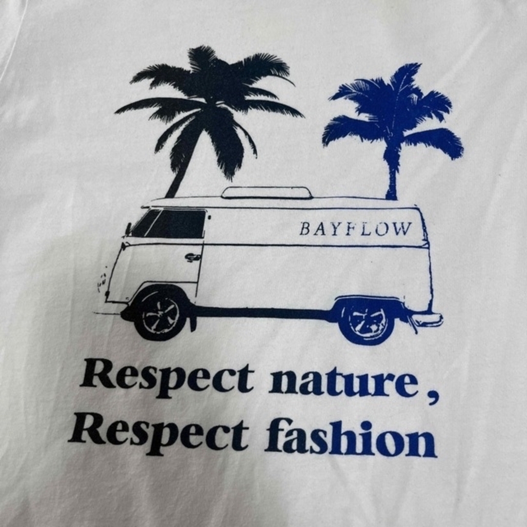 BAYFLOW(ベイフロー)のレア　ベイフローBAYFLOW  オーダーカラー　やしの木✖️ワーゲン　Tシャツ レディースのトップス(Tシャツ(半袖/袖なし))の商品写真