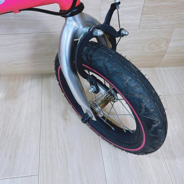 へんしんバイク ネット限定ピンク 自転車 キッズ 12インチ スタンド