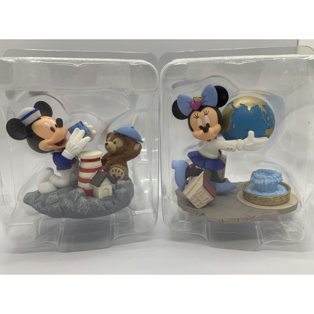 Disney(ディズニー)のフィギュアリン　ミッキー　ミニー エンタメ/ホビーのおもちゃ/ぬいぐるみ(キャラクターグッズ)の商品写真