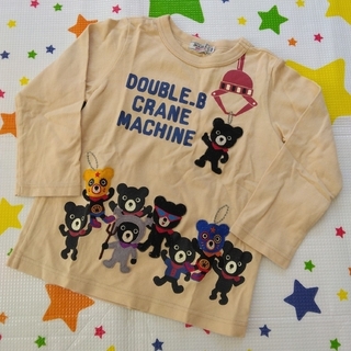 ダブルビー(DOUBLE.B)のかおり様専用　ダブルBとミキハウス 長袖Tシャツ2枚　日本製(Tシャツ/カットソー)