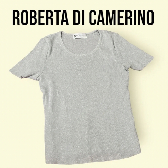 ROBERTA DI CAMERINO(ロベルタディカメリーノ)のroberta di camerino ロベルタディカメリーノ　半袖　カットソー レディースのトップス(カットソー(半袖/袖なし))の商品写真