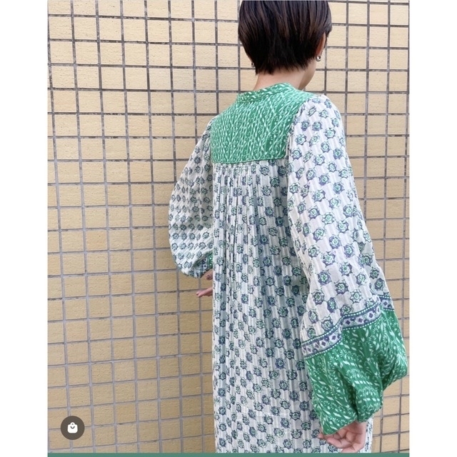 ne Quittez pas(ヌキテパ)の完売品　サラマリカ　Cotton Kika Ethnic Print Dress レディースのワンピース(ロングワンピース/マキシワンピース)の商品写真