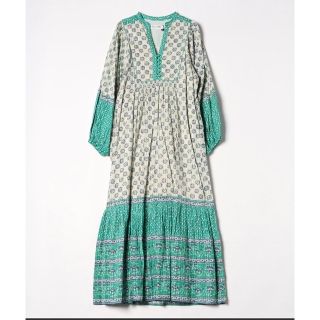 ヌキテパ(ne Quittez pas)の完売品　サラマリカ　Cotton Kika Ethnic Print Dress(ロングワンピース/マキシワンピース)