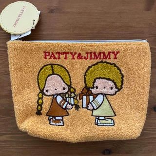 サンリオ(サンリオ)の【新品未使用】パティ&ジミー　サガラ刺繍ポーチ(キャラクターグッズ)