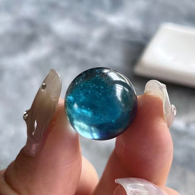 【天然】アクアマリン 丸玉 17.8mm