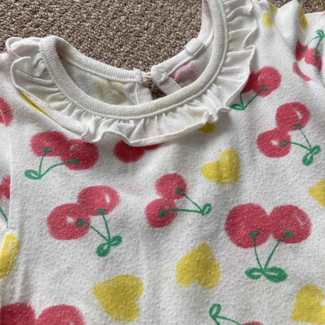 チュールワンピース チュニック95 キッズ/ベビー/マタニティのキッズ服女の子用(90cm~)(Tシャツ/カットソー)の商品写真