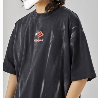 CHICEDGE ダート加工ロゴTシャツ　新品未使用(Tシャツ/カットソー(半袖/袖なし))
