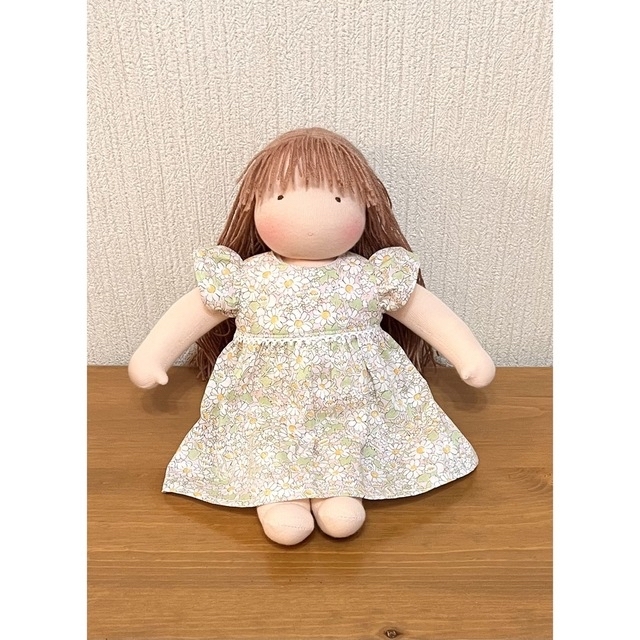 【夏服セール】ウォルドルフ人形　30cm女の子