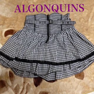 アルゴンキン(ALGONQUINS)のALGONQUINS＊チェックキュロット(キュロット)