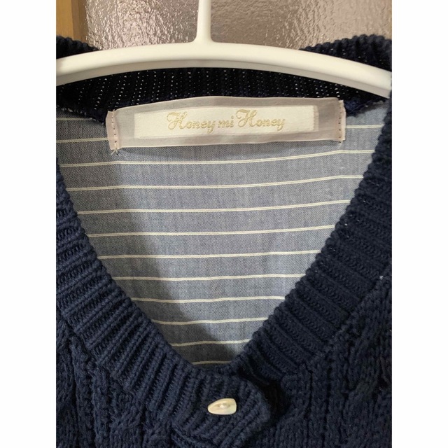 ZARA - ハニーミーハニー ニット シャツ ドッキングカーディガン