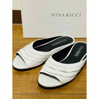 ニナリッチ(NINA RICCI)の【定価￥97,900】NINA RICCI ティアードフラットシューズサンダル(サンダル)