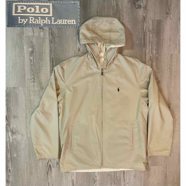 POLO RALPH LAUREN(ポロラルフローレン)のポロ　ラルフローレン　リバーシブル　コットン　マウンテンパーカー　美品　Polo メンズのジャケット/アウター(マウンテンパーカー)の商品写真