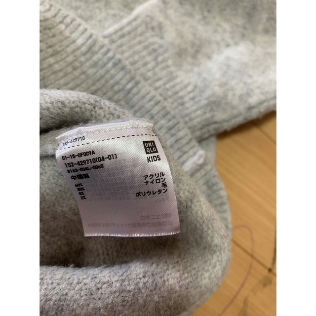 UNIQLO(ユニクロ)のニットワンピ キッズ/ベビー/マタニティのキッズ服女の子用(90cm~)(ワンピース)の商品写真