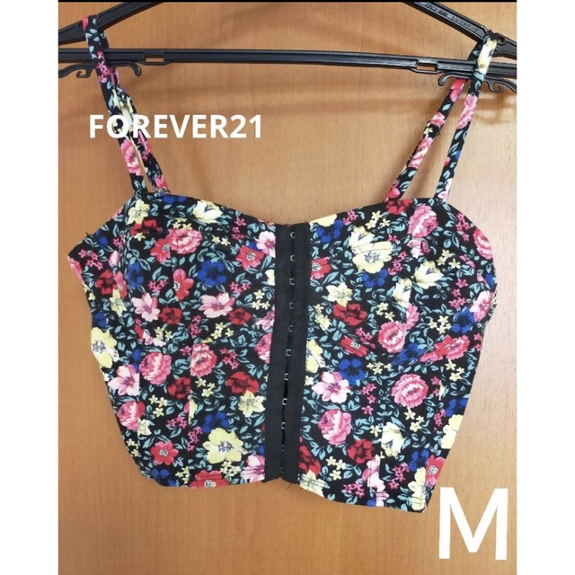 FOREVER 21(フォーエバートゥエンティーワン)のForever21  花柄ビスチェM レディースのトップス(キャミソール)の商品写真