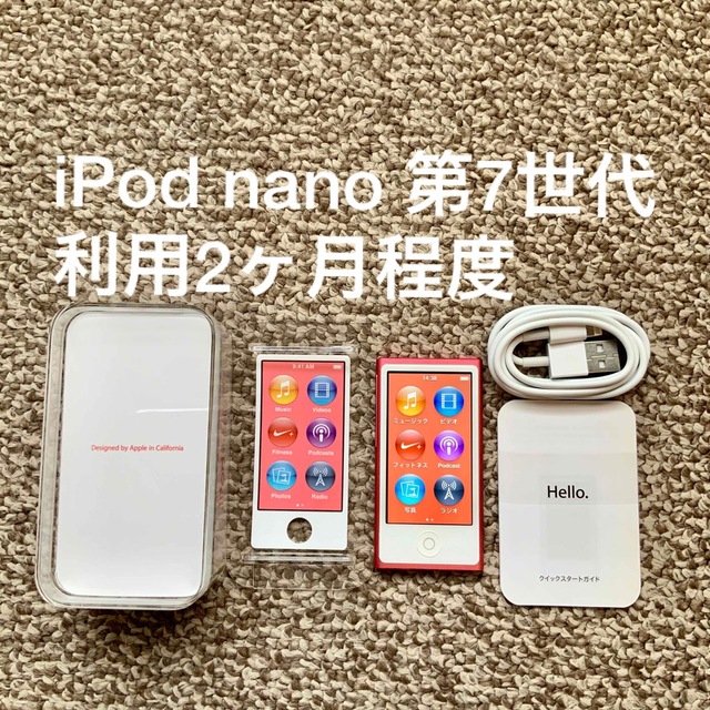 iPod nano 第7世代 16GB Apple A1446 アイポッド 本体