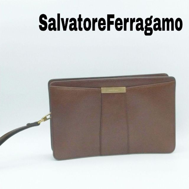 Salvatore Ferragamo クラッチ セカンド バッグ レザー