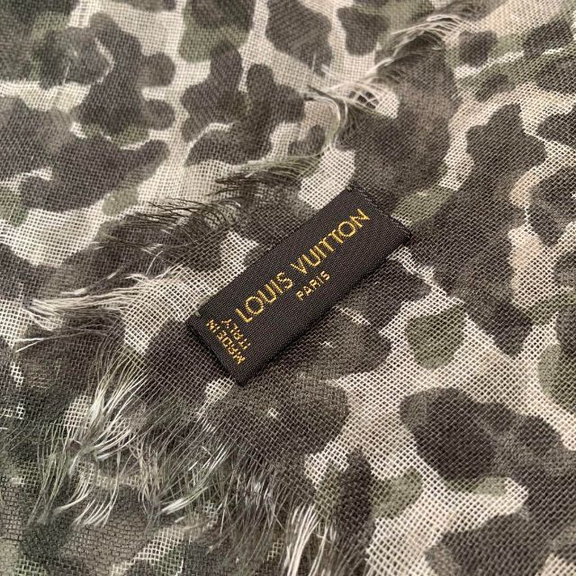 LOUIS VUITTON ルイヴィトン カモフラ レオパード 大判ストール お得な