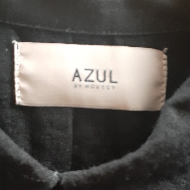 AZUL by moussy(アズールバイマウジー)のAZULby moussy ブラック　ロングワンピース レディースのワンピース(ロングワンピース/マキシワンピース)の商品写真