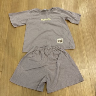アウトドア(OUTDOOR)のoutdoor パジャマ セットアップ キッズ　110cm(Tシャツ/カットソー)