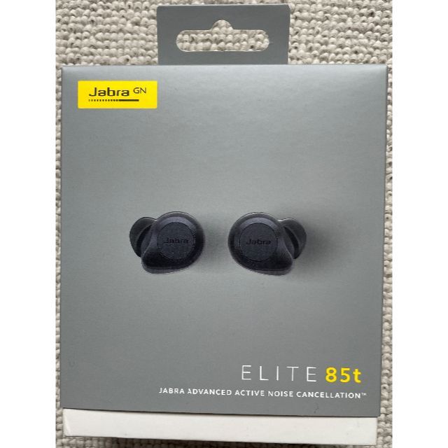 新品未開封品】 Jabra Elite 85t ブラック - ヘッドフォン/イヤフォン