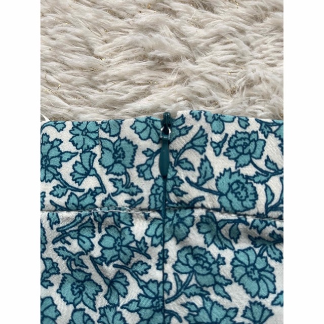 新品　ZARA ザラ　ロングスカート　スカート　花柄　水色　人気　完売