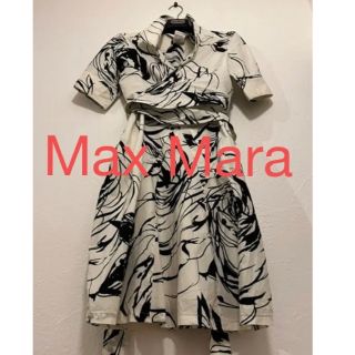 マックスマーラ(Max Mara)のMax Mara ワンピース　白タグ(ひざ丈ワンピース)