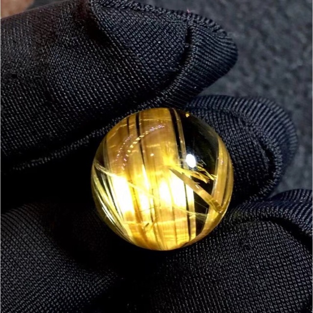 注目ショップ 【天然】タイチンクオーツ 15mm 丸玉 各種パーツ