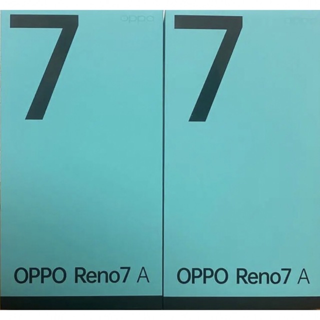 OPPO Reno7 A ドリームブルーの2台セット❗️光センサー近接センサー認証機能