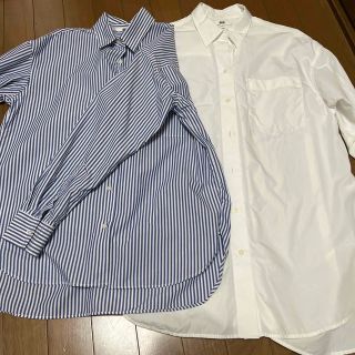 ユニクロ(UNIQLO)のシャツ2枚セット(シャツ/ブラウス(長袖/七分))