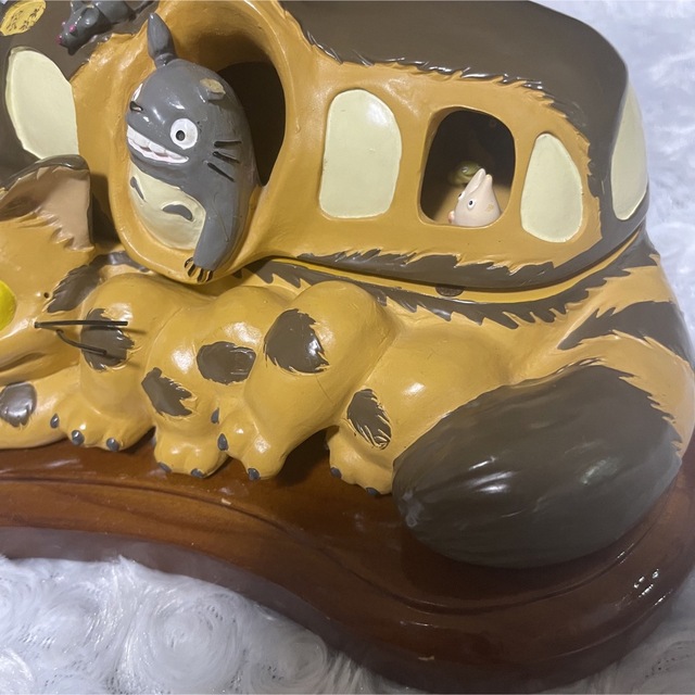 レア】となりのトトロ ネコバス オルゴール 小物入れ