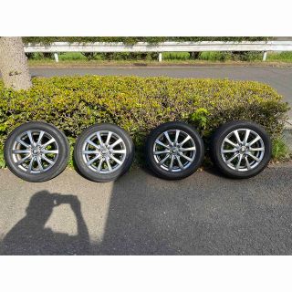 ブリヂストン(BRIDGESTONE)のネクストリー155-65R-14、アルミセット(タイヤ・ホイールセット)