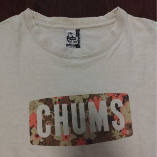 チャムス(CHUMS)のCHUMS　Tシャツ　M　ヘンプ　花柄　迷彩(Tシャツ/カットソー(半袖/袖なし))