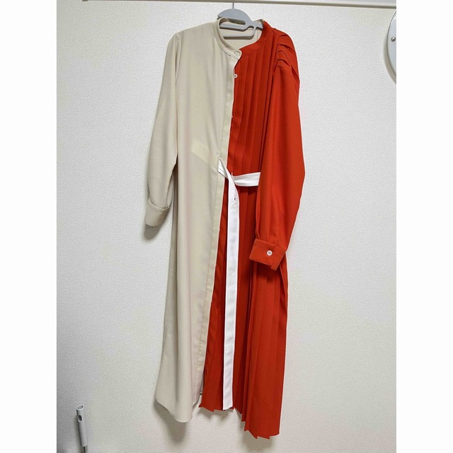 ルシェルブルー ハーフプリーツドレス Half Pleats Dress | www