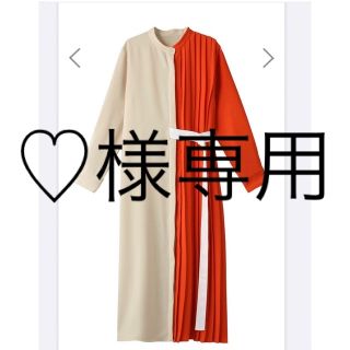ルシェルブルー ハーフプリーツドレス Half Pleats Dress | www