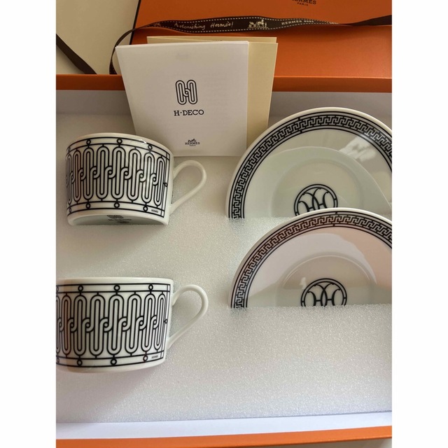 人気❣️ エルメス HERMES H Deco ティーカップ&ソーサー