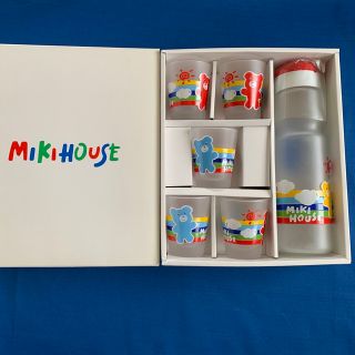 ミキハウス(mikihouse)の未使用★ミキハウスドリンクセット★クールポット＆コップ(グラス/カップ)