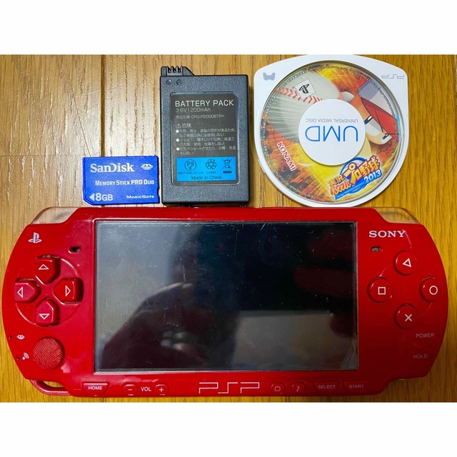PSP-2000 本体　赤