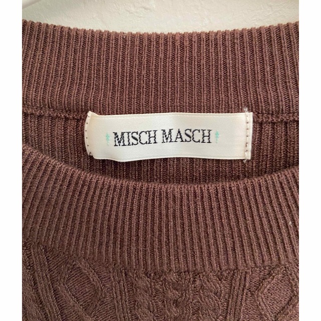 MISCH MASCH(ミッシュマッシュ)のMISCH MASCH ミッシュマッシュ 長袖ブラウス セーター レーヨン混 M レディースのトップス(ニット/セーター)の商品写真