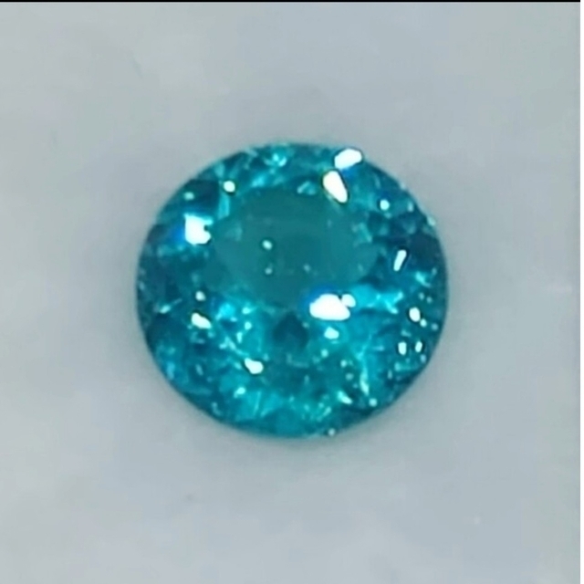 大粒！希少♪3.74ct アパタイトルース バライバトルマリン好きにも ハンドメイドの素材/材料(各種パーツ)の商品写真