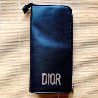 ディオール(Dior)のDior ディオール ノベルティポーチ ブラック メイクブラシポーチ　縦型(ポーチ)