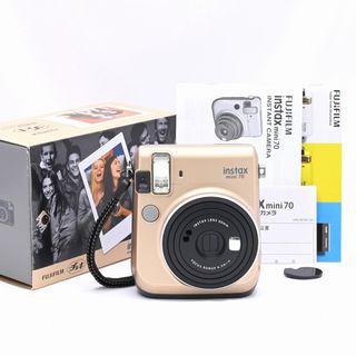 フジフイルム(富士フイルム)のFUJIFILM instax mini70 ゴールド(フィルムカメラ)