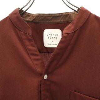 ユナイテッドトウキョウ 18AW Vネックロングスリーブシャツ 長袖 2 黒