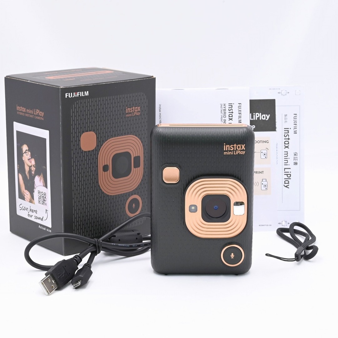 【売約済】FUJIFILM  instax mini LiPlay ブラック