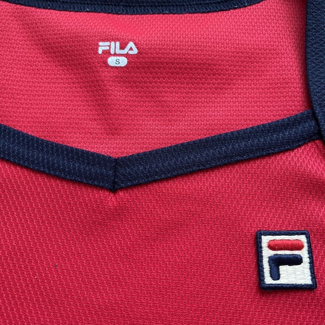 FILA(フィラ)の【フィラ】 FILA テニスウェア レディース ゲームシャツ(Sサイズ)  スポーツ/アウトドアのテニス(ウェア)の商品写真