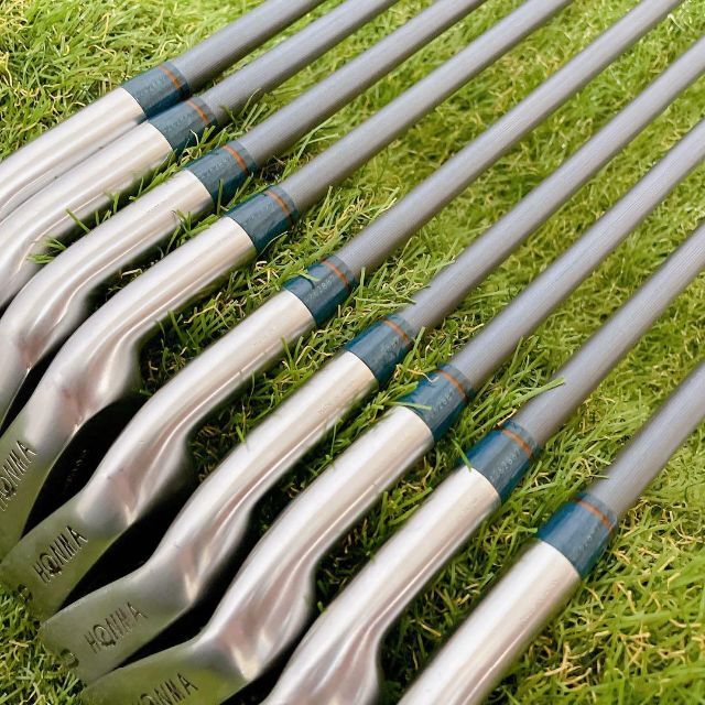HONMA レディース ゴルフ クラブ アイアン 9本セット 星3 金モグラ 【数量限定】 MUTSUMI HONMA レディース #9アイアン 限定モデル