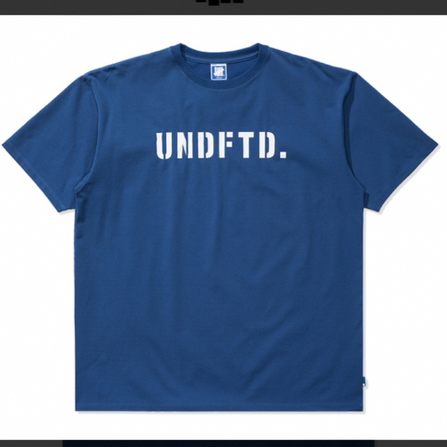 UNDEFEATED(アンディフィーテッド)のUNDEFEATED Lサイズ　半袖　カットソー　ブルー メンズのトップス(Tシャツ/カットソー(半袖/袖なし))の商品写真