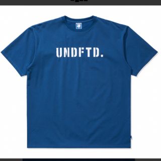 アンディフィーテッド(UNDEFEATED)のUNDEFEATED Lサイズ　半袖　カットソー　ブルー(Tシャツ/カットソー(半袖/袖なし))